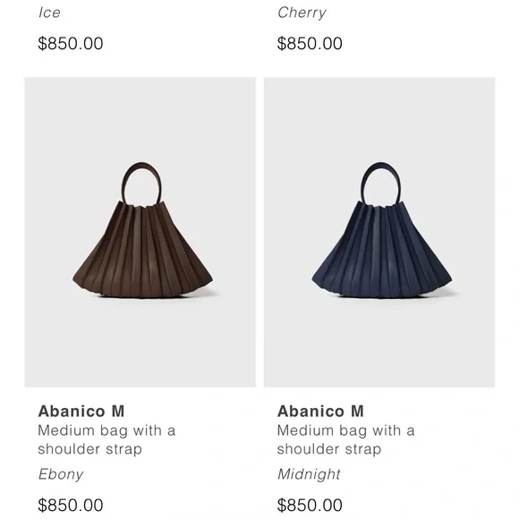 Lupo Barcelona Pink Albanico Pleated Leather Three Way Convertible Handbag - Picture 12 of 12